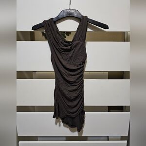 Forever 21 A-Line Brown top size medium